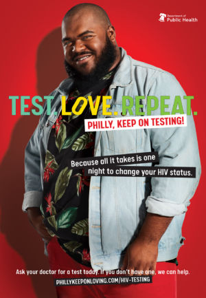 TEST. LOVE. REPEAT.Philly, Keep on Testing!